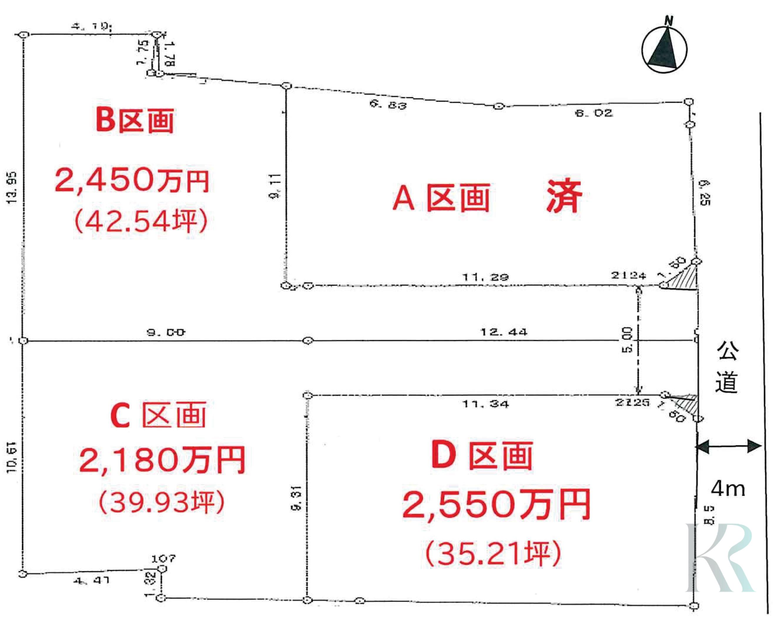 区割り図
