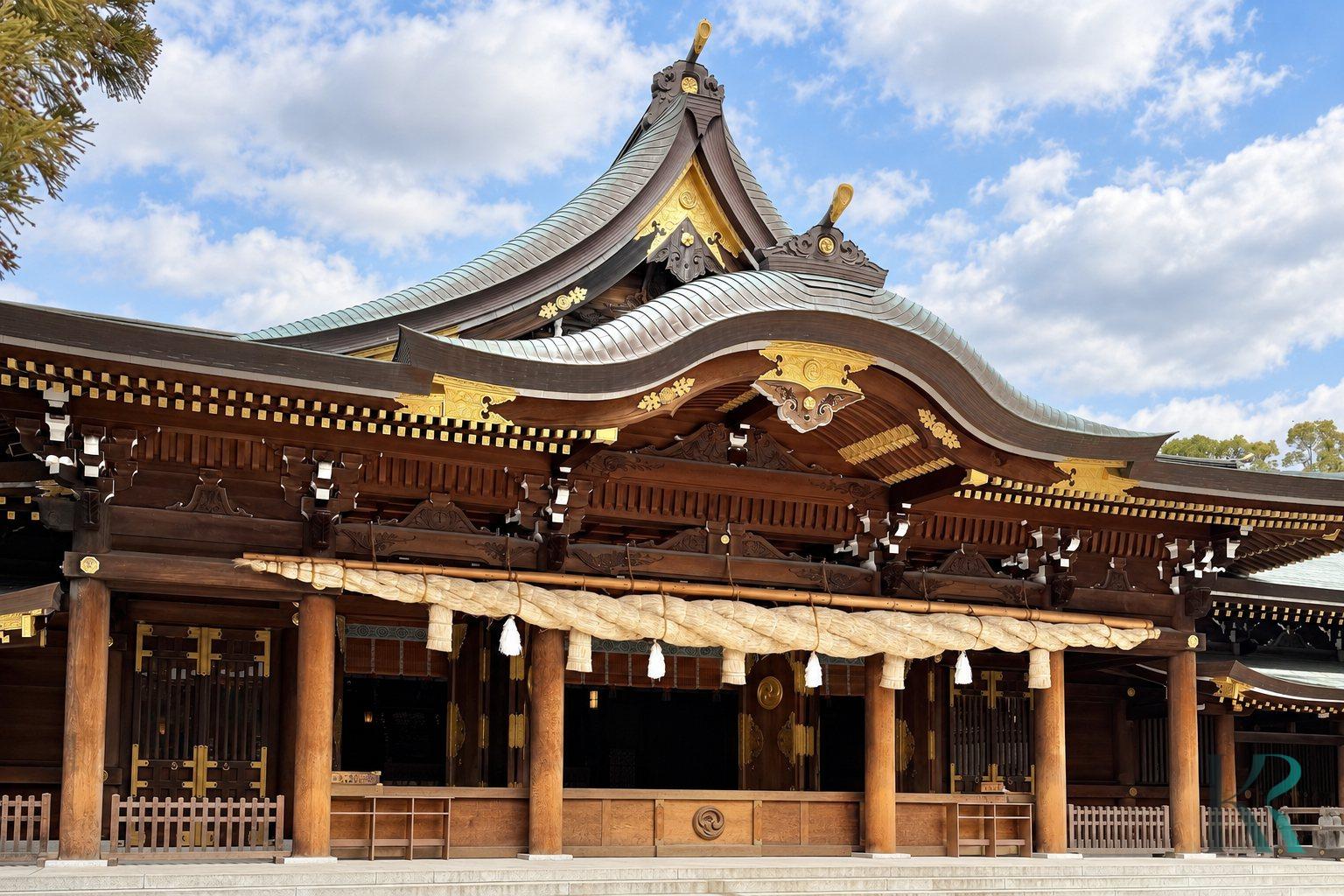 寒川神社の拝殿